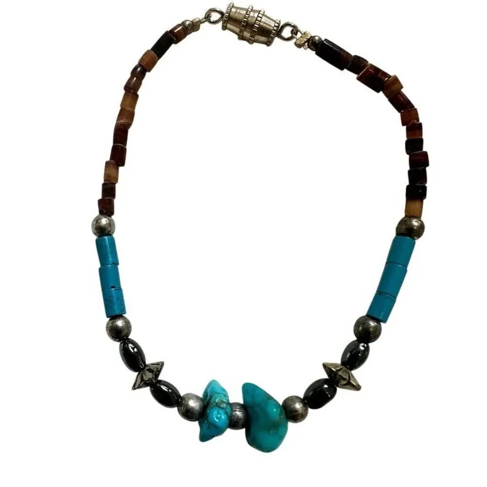 Turquoise beaded bracelet - Picture 1 of 8